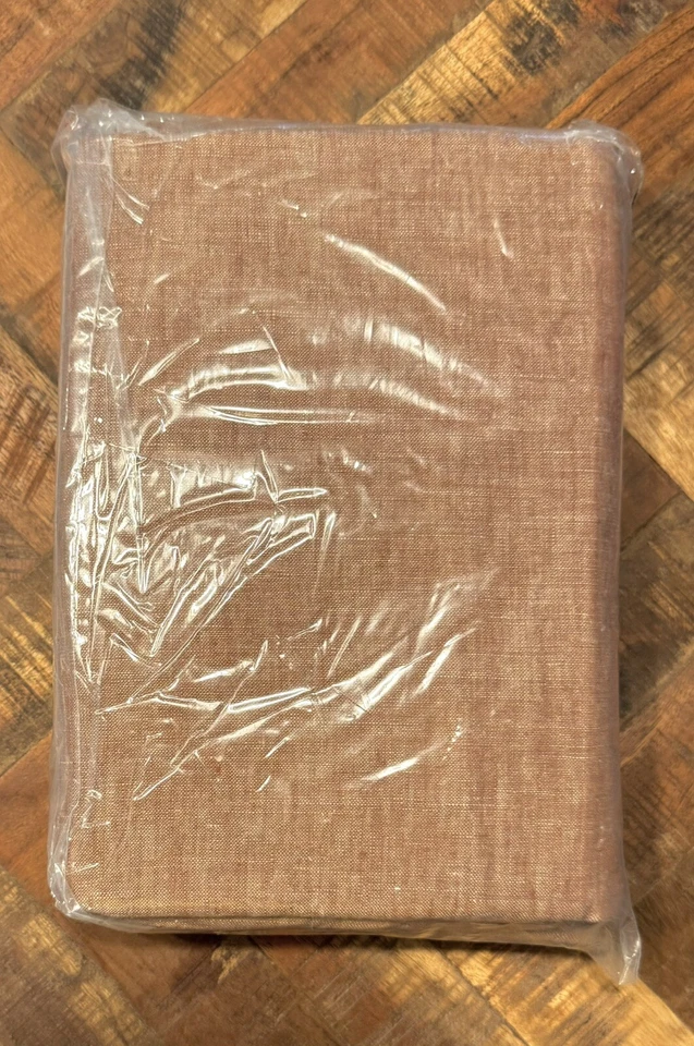 Conjunto de fronhas de linho belga Pottery Barn novo com etiquetas/2 tijolos padrão rosa OEKO US$ 130 - Imagem 3 de 4