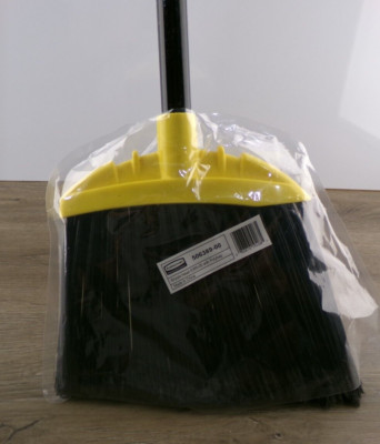 New Rubbermaid Commercial 638906BLACT Jumbo Smooth Sweep Angled Broom Box of 6