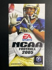 NCAA Football 2003 Nintendo Gamecube Instruction Manual Only