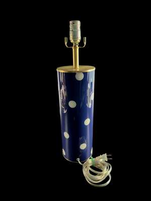 KATE SPADE ☆ Blue with White Polka Dots Glass and Brass 19