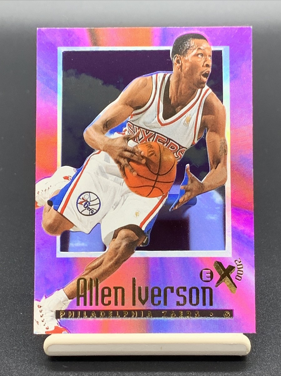 ALLEN IVERSON RC 1996-97 SKYBOX EX-2000 ACETATE ~ HIS HARDEST TO 