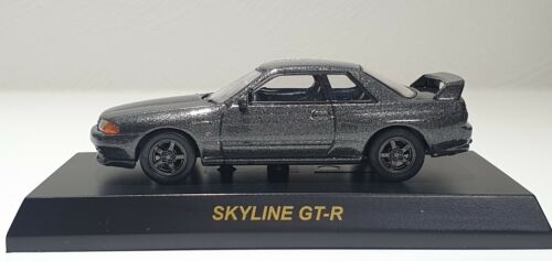 1/64 Kyosho NISSAN SKYLINE GT-R R32 BNR32 GUNMETAL GREY diecast car model
