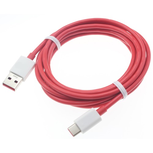 CÂBLE USB-C 6 PIEDS CORDON DE CHARGEUR ROUGE FIL D'ALIMENTATION TYPE-C LONG RAPIDE pour TÉLÉPHONES TABLETTES - Photo 1 sur 4