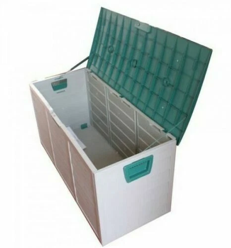 Outdoor Garden Storage Chest Cushion Box Waterproof 290L Waterproof Chest Shed - Image 2 of 4