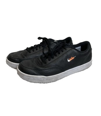 nike black court vintage premium trainers