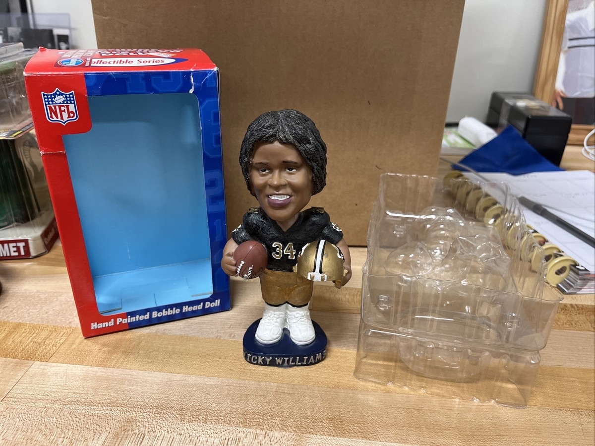 NFL NEW ORLEANS SAINTS RICKY WILLIAMS HAND PAINTED BOBBLE HEAD