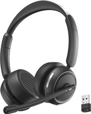 Dytole Wireless Headset with Microphone for PC