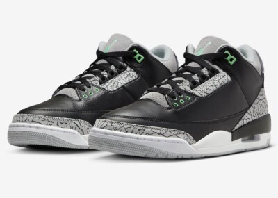 Size 11 - Air Jordan 3 Retro Green Glow for sale online | eBay