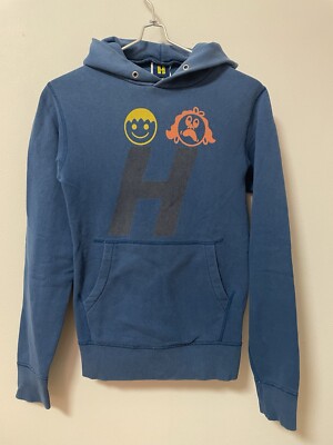 HYSTERIC GLAMOUR 99 Super Store H Vintage Hoodie Blue 00s Rare | eBay