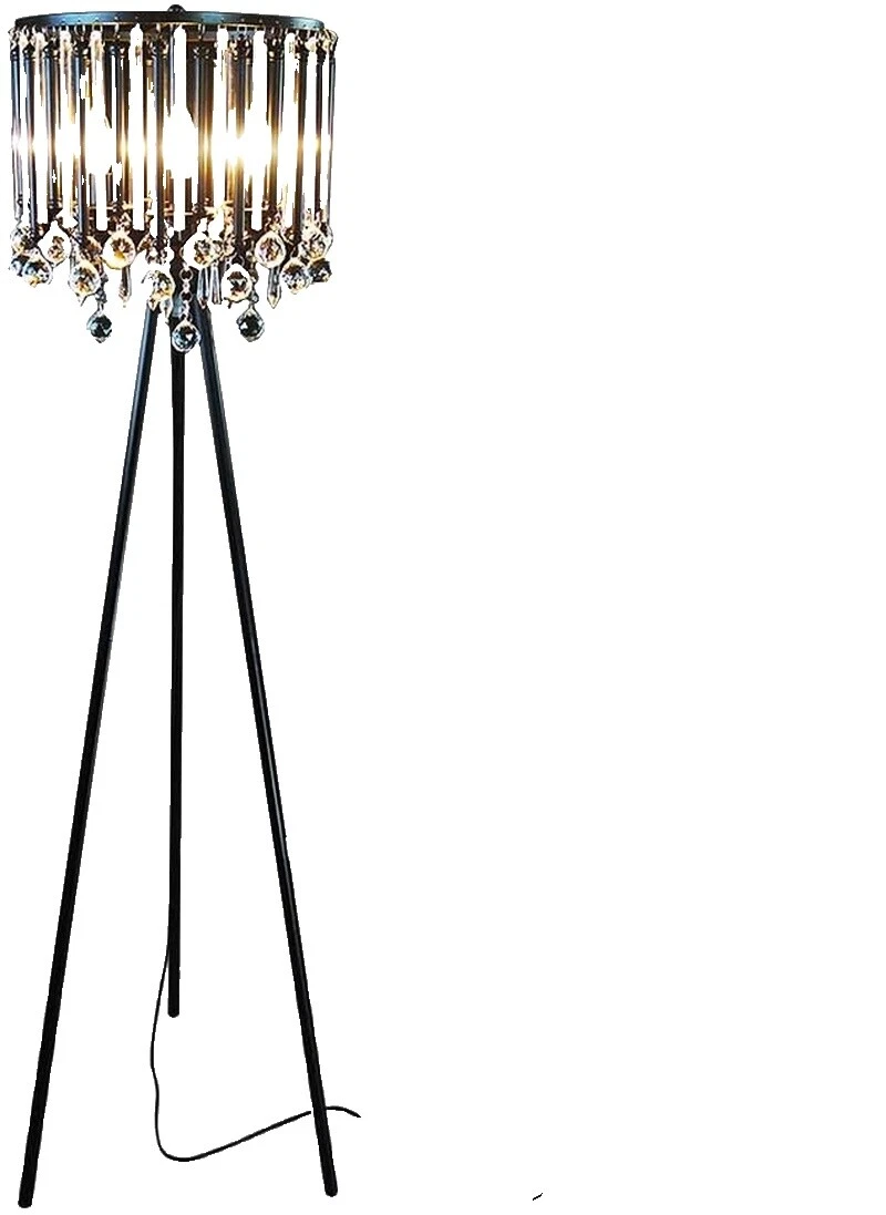 Lámparas de Cristal Negro