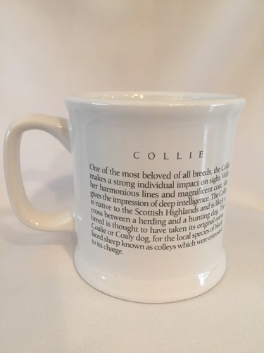 Collie Dog Oversized Coffee//Collectible Mug - Collie Head and Hx of Collie - Picture 2 of 7
