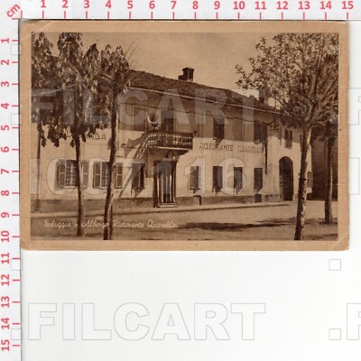 I7116 VERCELLI SALUGGIA HOTEL RESTAURANT 1930 EDIT ROTOGRAVURE BEST