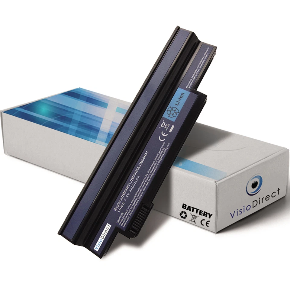 Batterie pour ACER Aspire one AO-532-h AO-532-Gl UM09H31 UM09H36 UM09H41 4400mAh - Photo 1/1