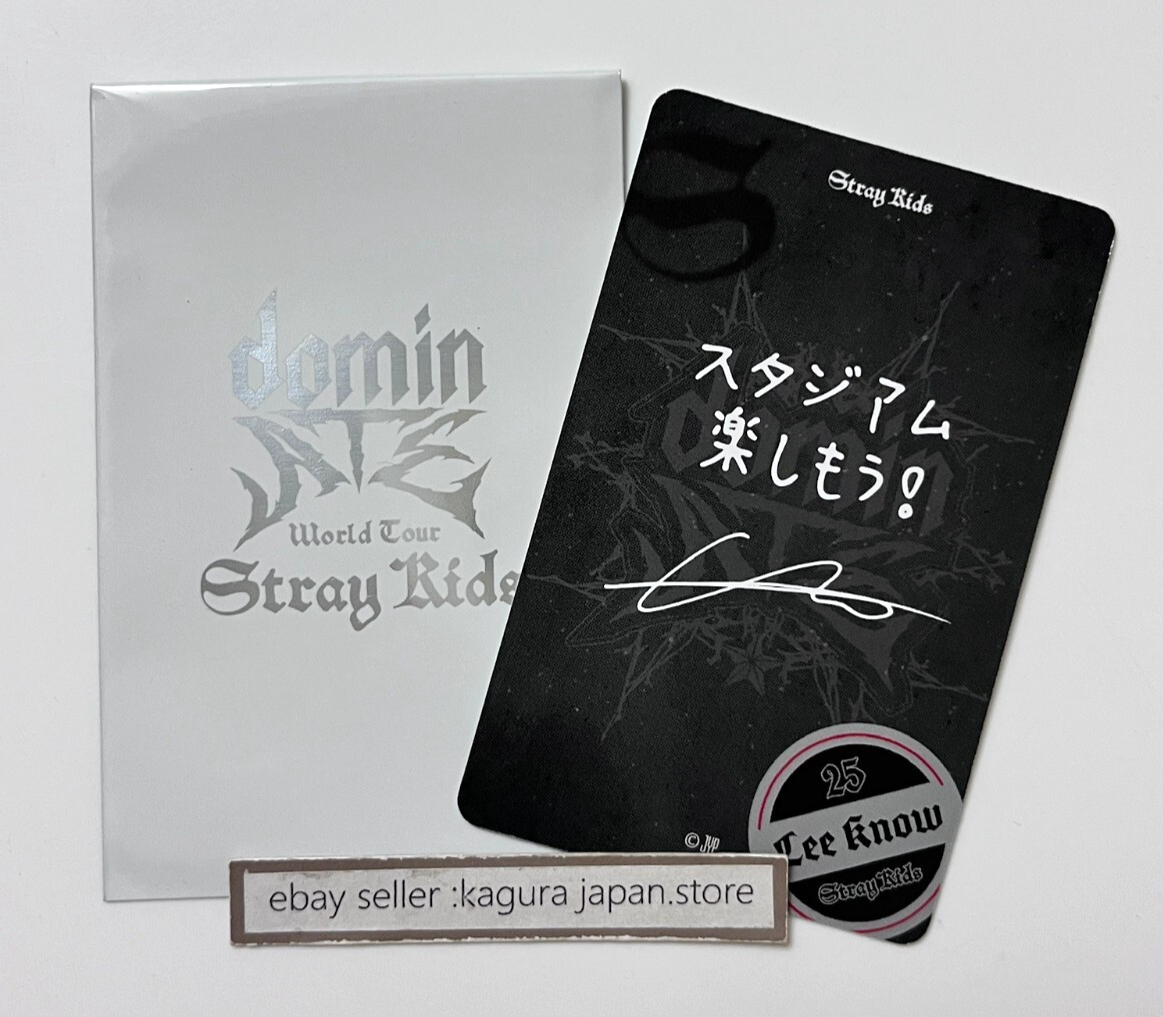タレントカード Stray Kids Leeknow jyp japan Stray kids Leeknow THE SOUND JAPAN FC Limited ver. Double sided