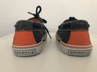 Sperry Top-Sider Halyard Navy/ Orange Boys Size 8.5M Shoes — photo 4
