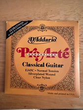 d addario classical guitar strings EJ45C