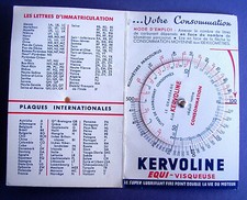 CARTE ANIMEE PUBLICITAIRE "KERVOLINE"