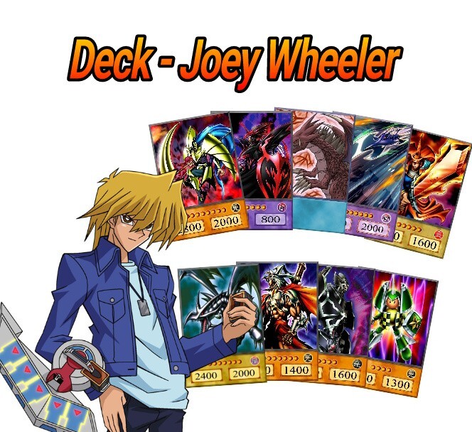 Yu-Gi-Ho Cards Anime Style - Deck Joey Wheeler - 63 Cards Yu-Gi-Ho Cards Anime Style - Deck Joey Wheeler - 63 Cards