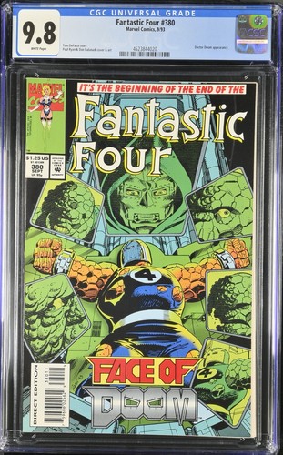Fantastic Four #380 CGC 9.8 White Pages CGC #4523844020