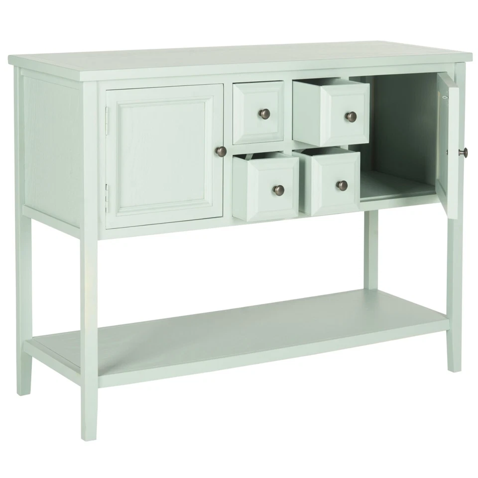 SAFAVIEH Charlotte Storage Sideboard | Aqua Smoke | - Image 3 of 4