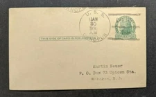 1930 USS Canopus Sub Tender Navy Cover Hoboken NJ Cavite PI Ship Cancel