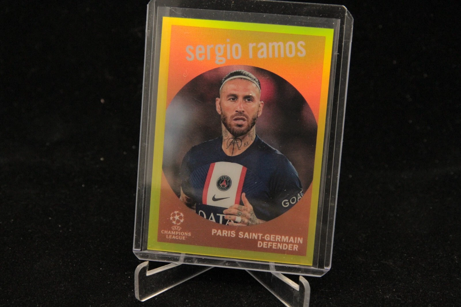 Sergio Ramos trading card