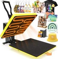 15"x15" Clamshell Digital Heat Press Machine T-shirt Transfer Sublimation Print✨