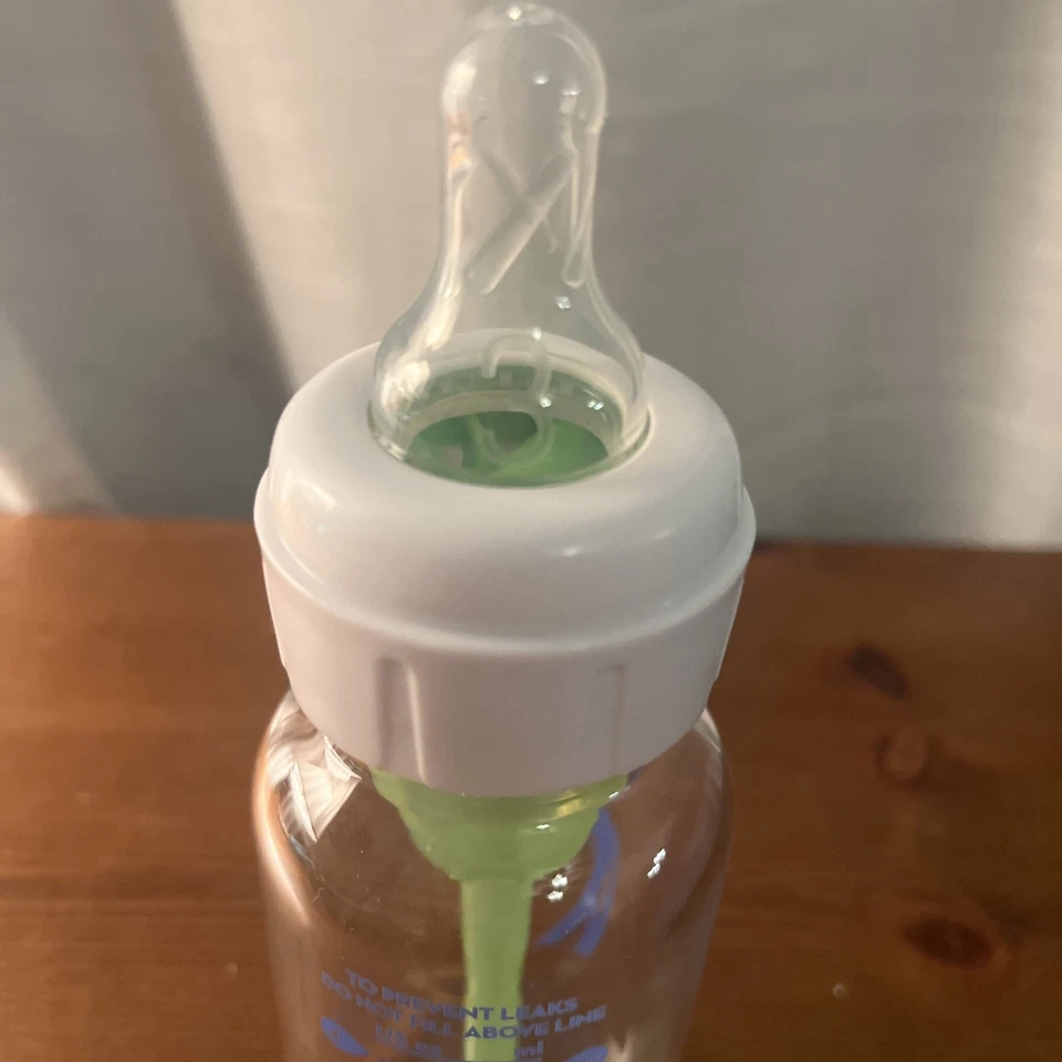 Dr Brown's 4 oz. Biberón de vidrio de flujo natural con pezón tamaño 3 Foto 4 de 4