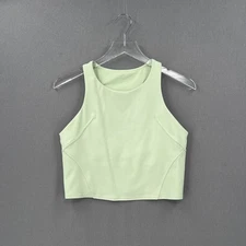 LULULEMON Invigorate Train Tank Womens 10 Everlux Elixir Mint Green High Neck 