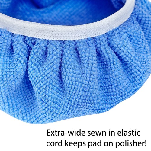 10Pack 5-6 Inch Car Polisher Pad Microfiber Polishing Bonnet Buffing Pad - 第 3/6 張圖片