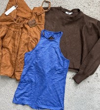 3 Lot Lululemon Womens S Fitness Tank NA-KD Sweater Olivaceous Short Mini Dress