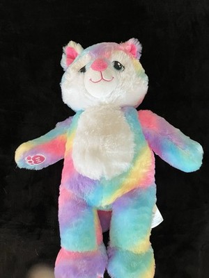 Great Wolf Lodge Build A Bear Rainbow Wolf Plush Retired In 2021 Limited Edition