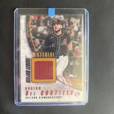 2025 Topps  Adrian Del Castillo Major League Material Relic RC Gold /50 #MLM2-AD