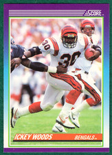 Ickey Woods - 1990 Score #130 - Cincinnati Bengals Football Card