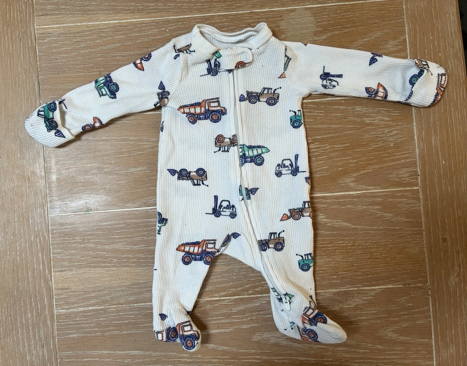 Baby Boy Clothes Carter's Newborn Big Trucks Footed Outfit