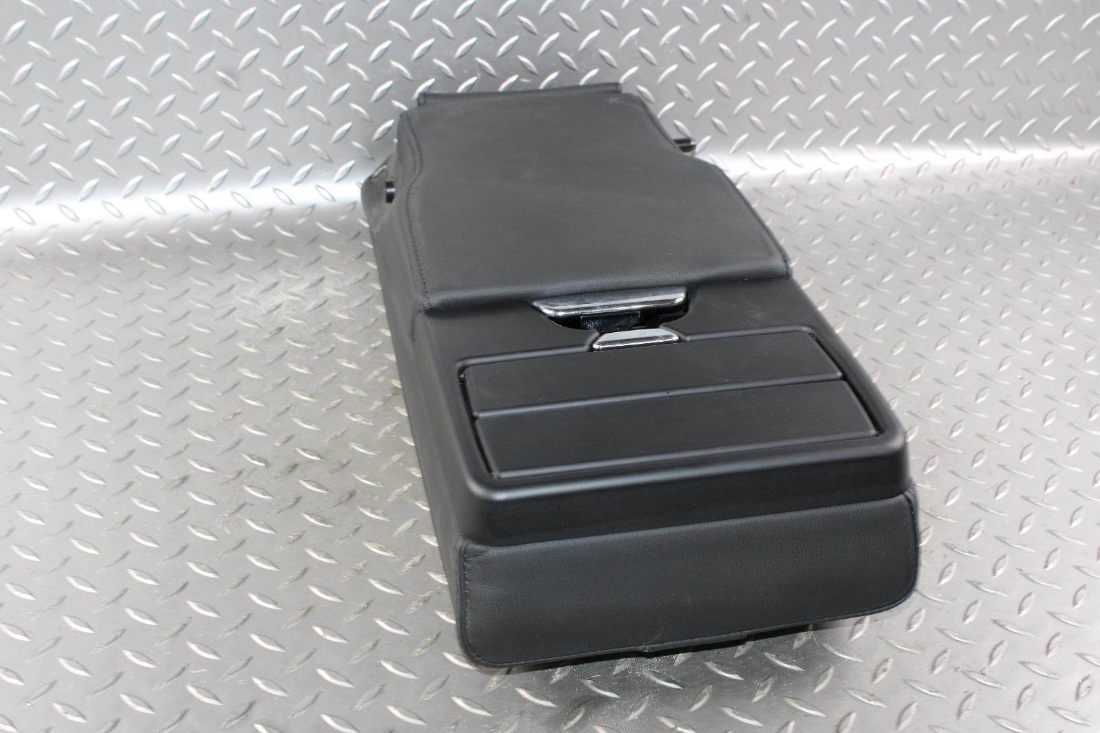 14-17 Ghibli Black Nero Leather Rear Second 2nd Row Armrest OEM Factory Cover OE