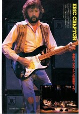 ERIC CLAPTON at Hammersmith HALL AND OATES 1979 CLIPPING JAPAN MAGAZINE OS 2F
