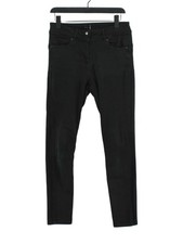 Next Women's Jeans UK 10 Black Cotton with Lyocell Modal Skinny