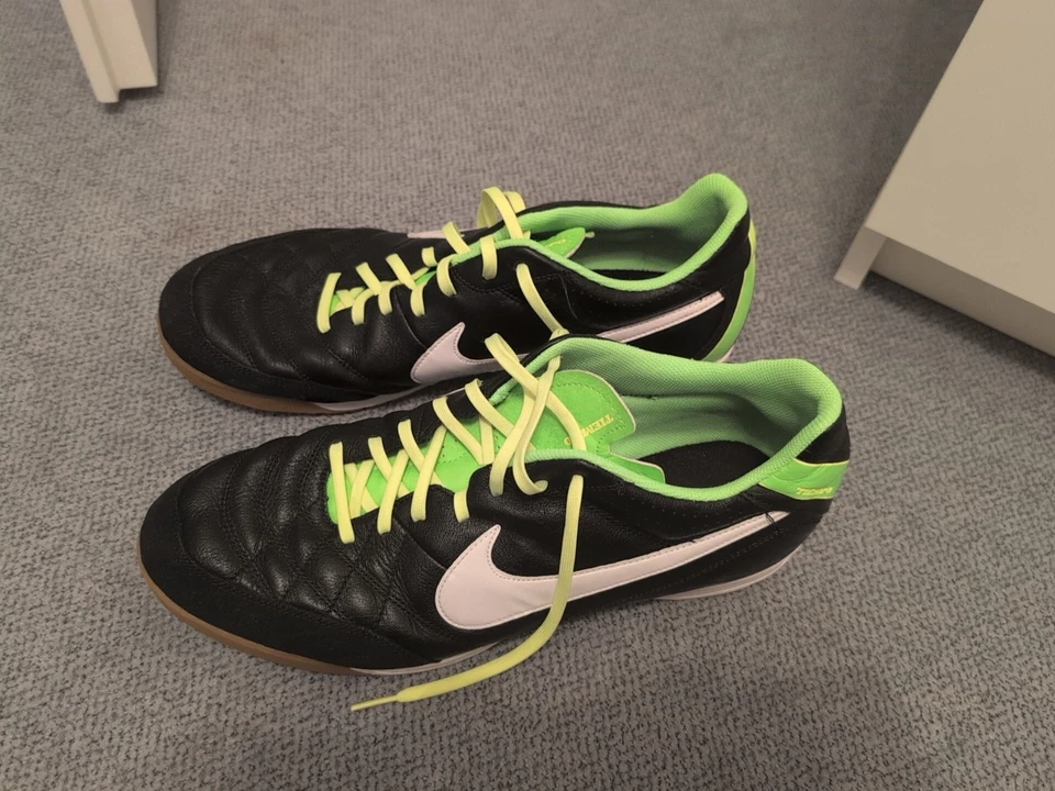 Nike Tiempo Schuhe Gr. 48,5 Hallen Schuh Sport Badminton Handball NP 110€ TOP !! - Bild 3 von 4