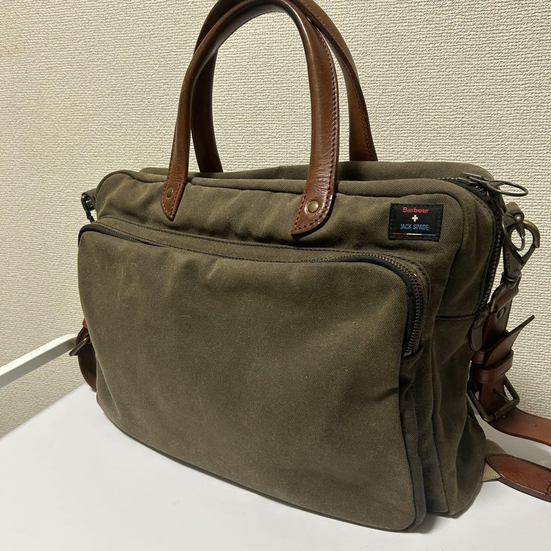 JACK SPADE x Barbour Shoulder Tote Bag Handbag cute for Present 