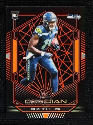 2019 Panini Obsidian Rookies Electric Etch Orange 36/50 DK Metcalf Rookie RC 7zf