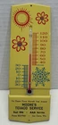 Vintage Texaco Gas Sign - Service Station Pump Ad Sign Thermometer - Wisconsin