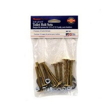 Master Plumber Brass Toilet Bolt Pack of 10 Long Lasting Construction 14 x 24