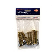 Master Plumber Brass Toilet Bolt Pack of 10 Long Lasting Construction 14 x 24