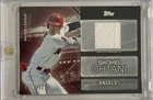 2020 Topps Update Major League Material - Shohei Ohtani Black /199 GAME WORN