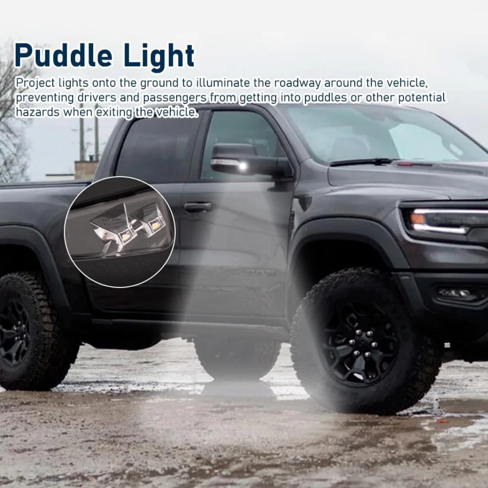 Heated Mirror w/Power Fold Signal Light Passenger Side For 2019-24 Ram 1500 thumbnail 12