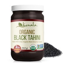 Kevala Organic Black Tahini Double Size Gluten Free Black Sesame Paste  32 oz
