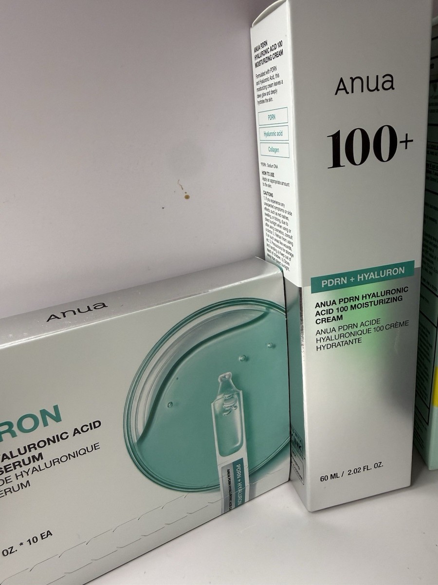 Anua PDRN Hyaluron セット 13点 Anua PDRN Hyaluronic Acid Collagen 100+ Serum & Moisturizing Cream
