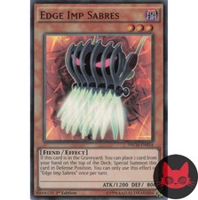 Yugioh Edge Imp Sabres NECH-EN014 Super Rare 1st Edition NM