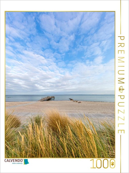 Calvendo Puzzle Rettin For Strandidylle | 1000 Pieces, Finished Size 25.2 × 18.9-image